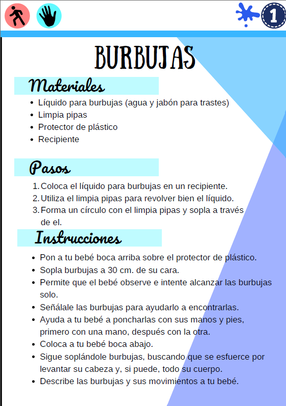 Actividades didácticas para niños de 0 a 2 años
