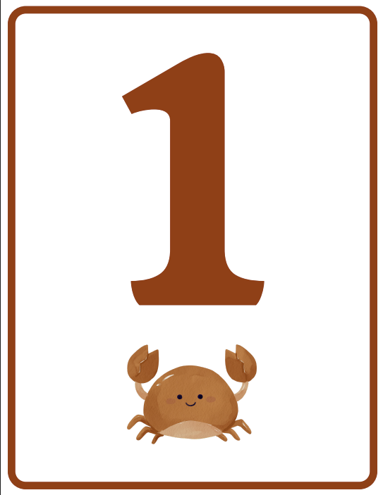 Números animales