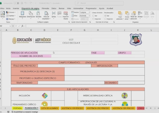 Formato de planeación 6to primaria